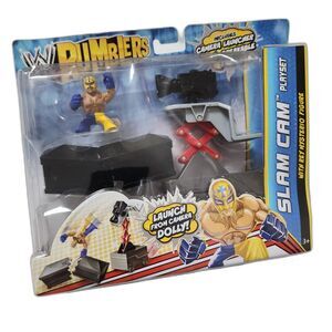 WWE MATTEL Rumblers Slam Cam Playset and Figure